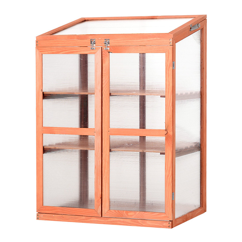 صندوق مستطيل للبيت الزجاجي مع ألواح من البولي كربونات للحفاظ على دفء النباتات {$ vo.title | str_replace = '